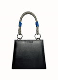Bolso Modular Amara Negro + Asa Intercambiable Corta CARAMELO/A