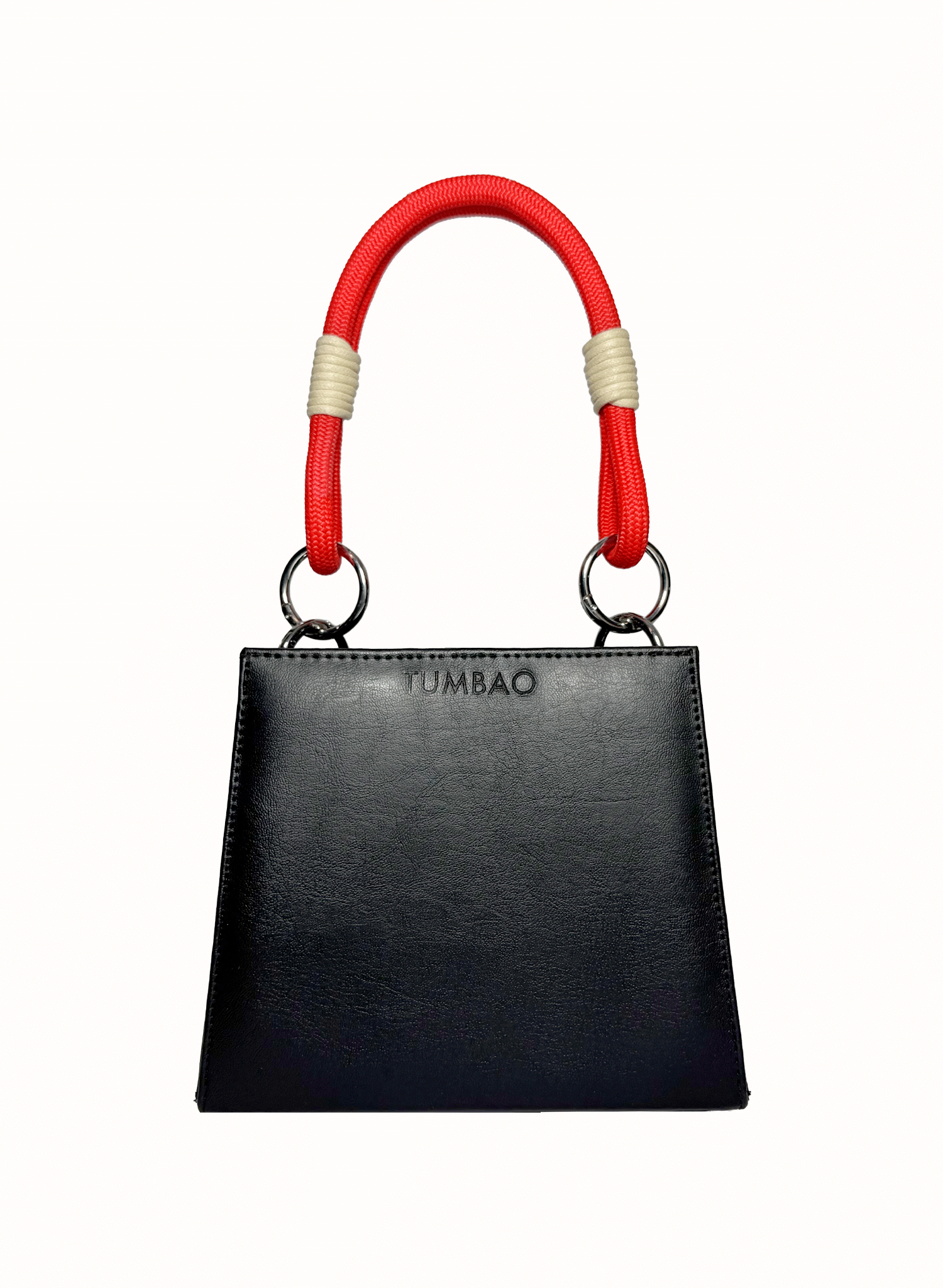 Bolso Modular Amara Negro + Asa Intercambiable Corta FRAGOLA/B
