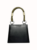 Bolso Modular Amara Negro + Asa Intercambiable Corta ANGURIA/B