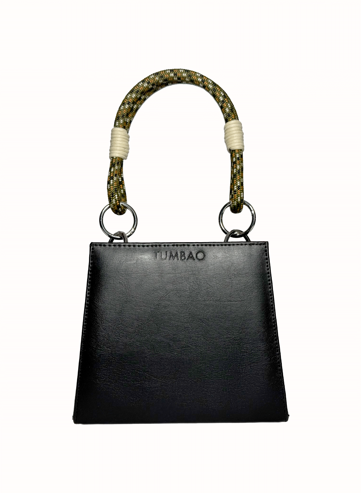Bolso Modular Amara Negro + Asa Intercambiable Corta ANGURIA/B