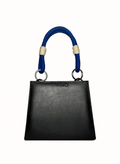Bolso Modular Amara Negro + Asa Intercambiable Corta COBALTO/B